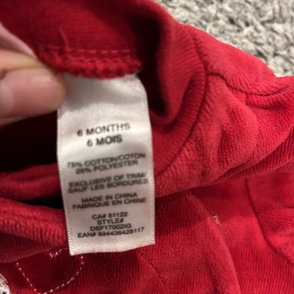 Velvet Christmas PJS | 6 months - Picture 4 of 4